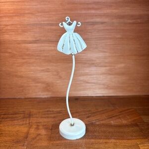 Retro Dress Photo Picture Memo Holder Cute Vintage Style 6.25” Tall